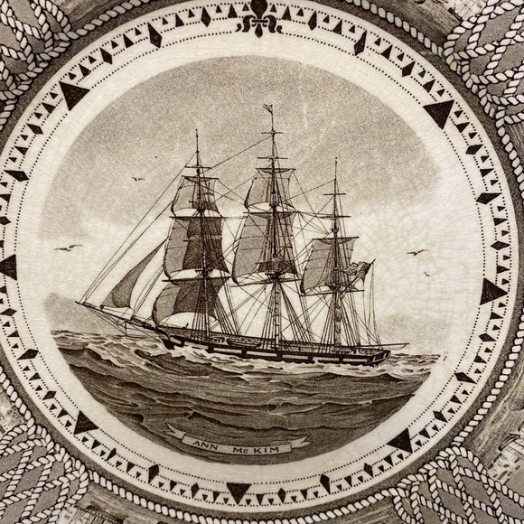 Wedgwood The American Clipper Ship Plate "Ann McKim" - Picture 2 of 5